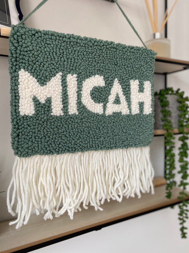 Large Custom Name Wall Hanging Personalised Nursery Decor Nursery Wall