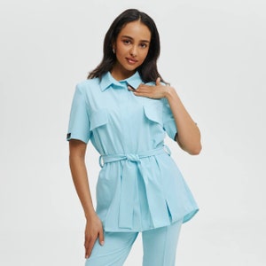 Uniform for beautician Doctor scrub uniform Nurse scrub uniform High quality spa uniform Dentists and nurses comfortable scrub set