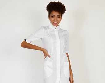 white nurse uniform dress