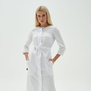 White usher uniforms dresses on sale