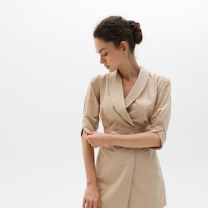 Cosmetologist suit Beautician wrap uniform women Uniform scrubs for aestheticians Professional Wear Nurse scrub set apparel Dentist clothing