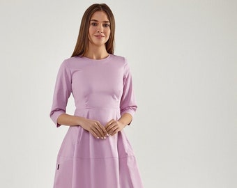 Laborkittel Frauen Krankenschwester Peeling Kleid Elegante Kosmetikerin Uniform Kleid Frauen Spa Uniform Kleid