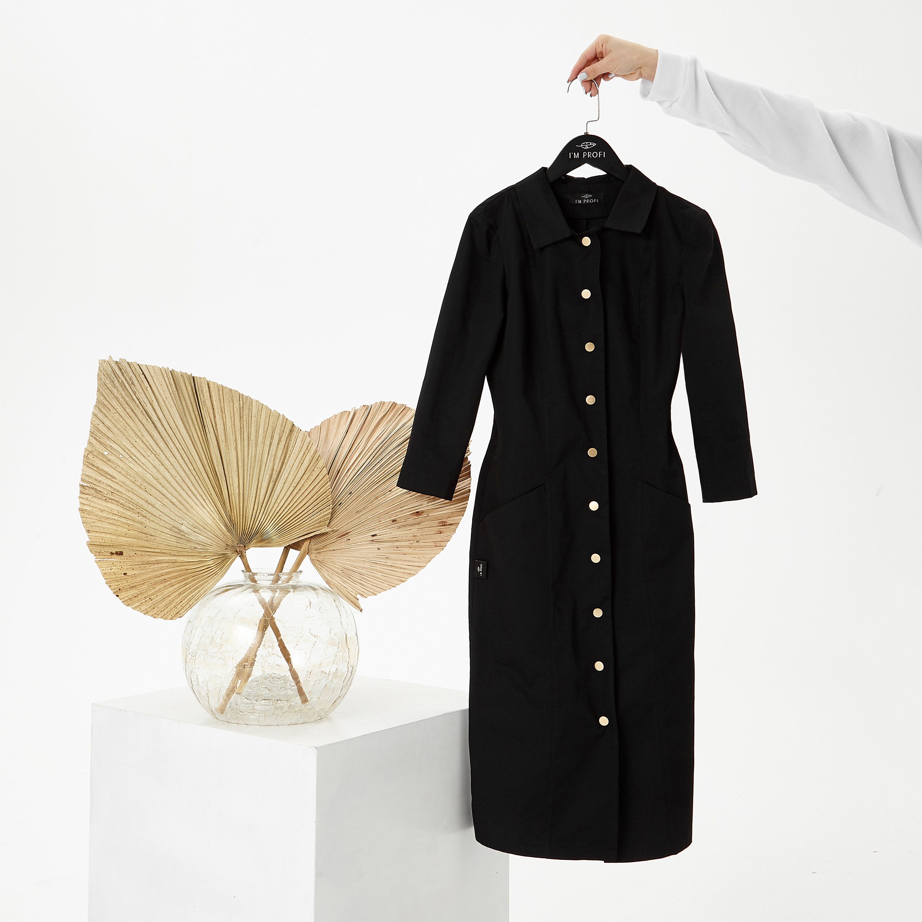 Black nurse uniform dress Doctor clothing lab coat women Beautician apparel Women clothes