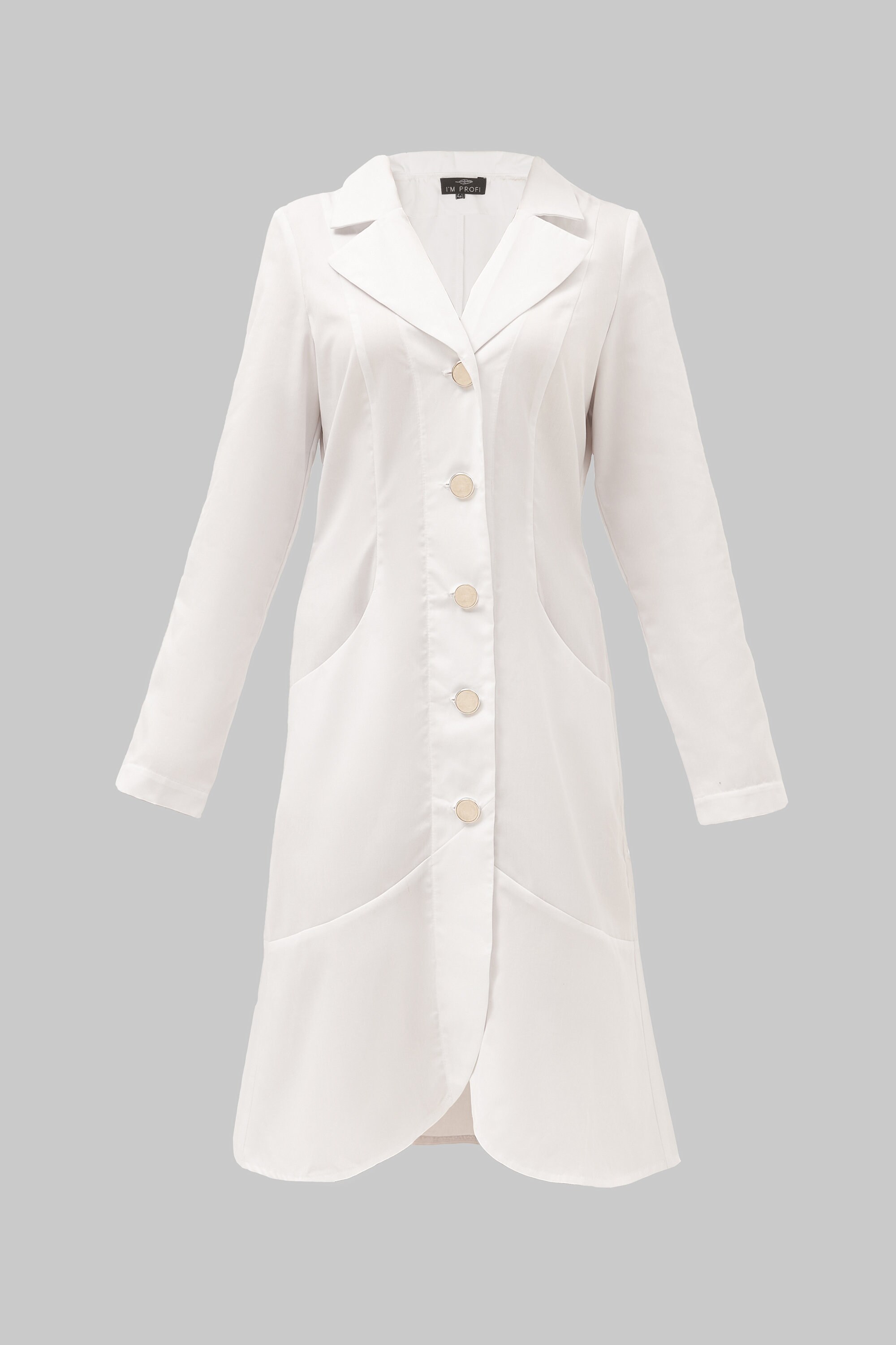 White Medical Lab Coat Uniform for Nurses and Medical Workers Etsy