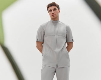 Uniforme de laboratorio para hombres, uniforme de médico dentista