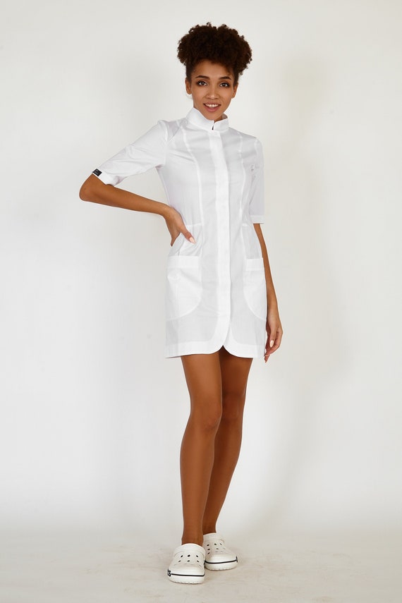 Nurses White Mini Dress