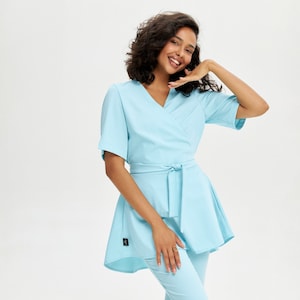 Nurse scrub uniform Dentists and nurses comfortable scrub set  doctor scrub uniform Uniform for beautician High quality spa uniform