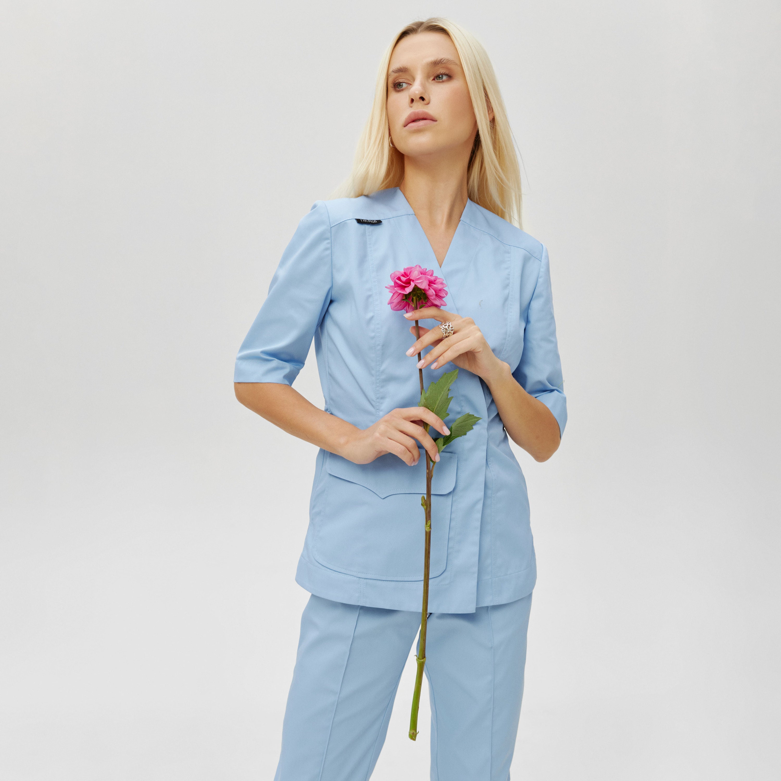 Scrub Set for Assistant Nursing Uniforms for Healthcare Worker Nurse ...