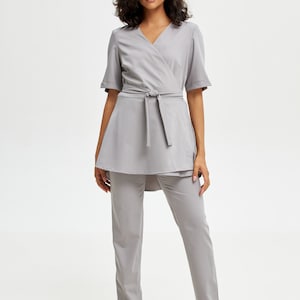 Dentists and nurses comfortable scrub set Nurse scrub uniform  doctor scrub uniform Uniform for beautician High quality spa uniform