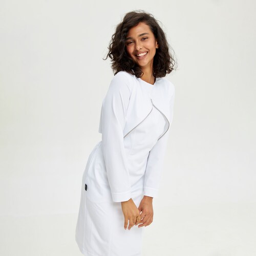 White Scrub Dress Nurse Uniform for Graduation Pinning Ceremony - Etsy