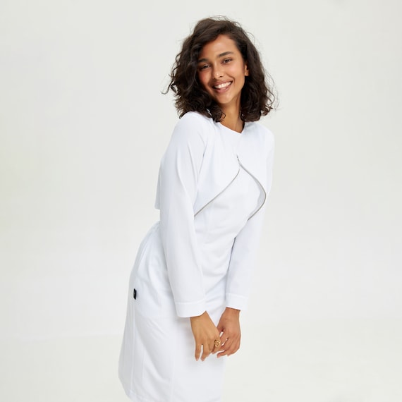 uniform for nurses Lab coat for workers Elegant uniform dress for beautician assistant uniform Nurse graduation gift