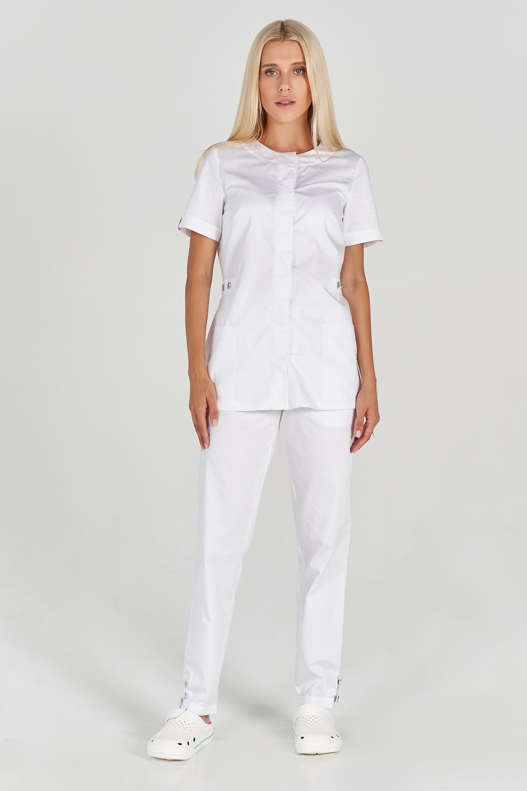 Classic Scrub Set of T-shirt and Pants Doctors Uniform Scrub Set for ...