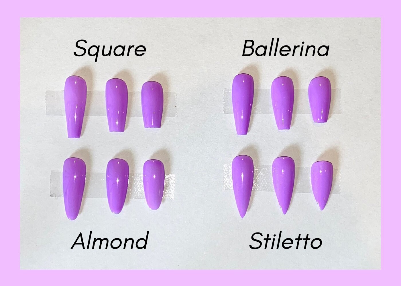 Abstract Paint Press on Nails Etsy