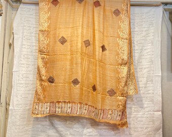 vintage silk chiffon scarf