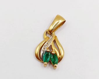 Médaille Vintage En Or 18k – Angelot Finement Travaillé, Collier Mi-long, Occasion