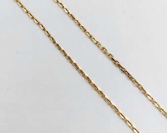 French Vintage chain 18k gold with convict links 51 cm and 3.86g