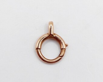 Pendentif Or 18k AUGIS "Plus Qu'hier, Moins Que Demain" - Médaille Amour Originale, Collier Mi-long