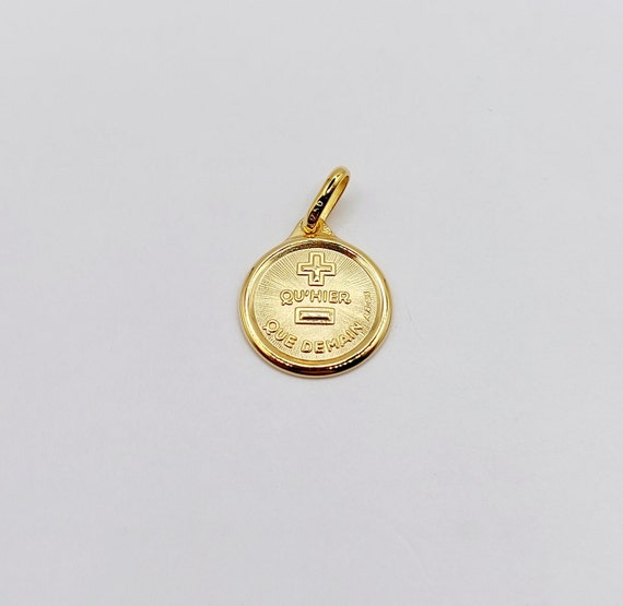 French Augis Love Charm 18k Gold 