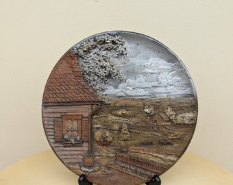 Ceramic 3D Decorative Plate