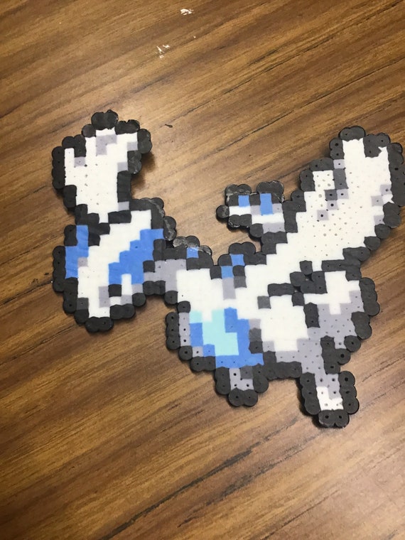 Pokémon Lugia Perler Bead Art Etsy