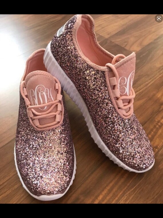 custom glitter sneakers