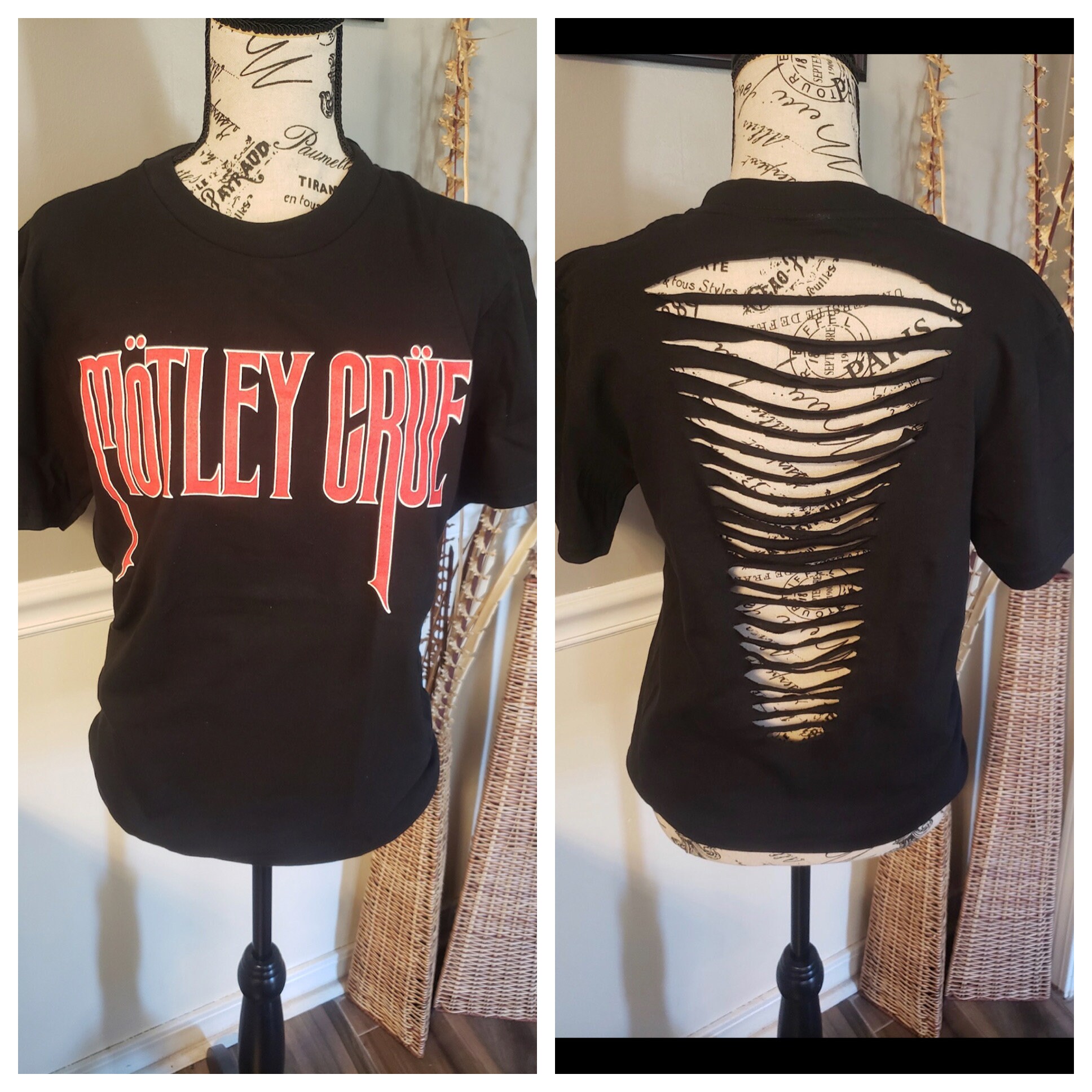 Motley Crue Cut Back Tee / Vintage 
