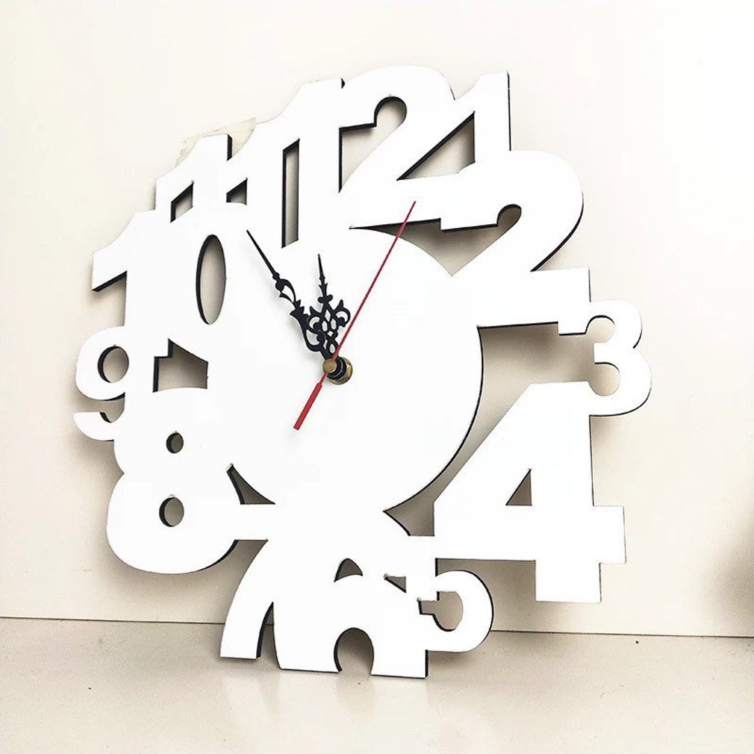 Wall Clock 12inches Sublimation Blank, Sublimation Blanks, Sublimation Blank,  Sublimation Clock, Sublimation Gift 