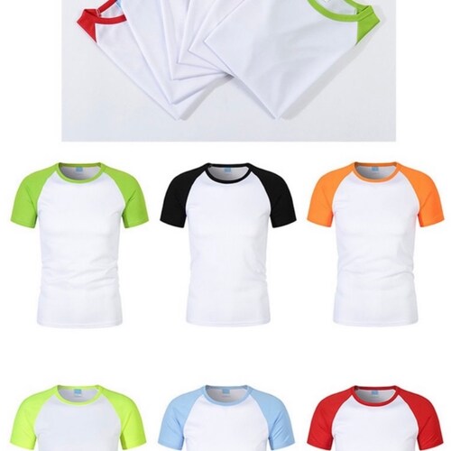 Color Sleeves T-shirt 100% Polyester - Etsy