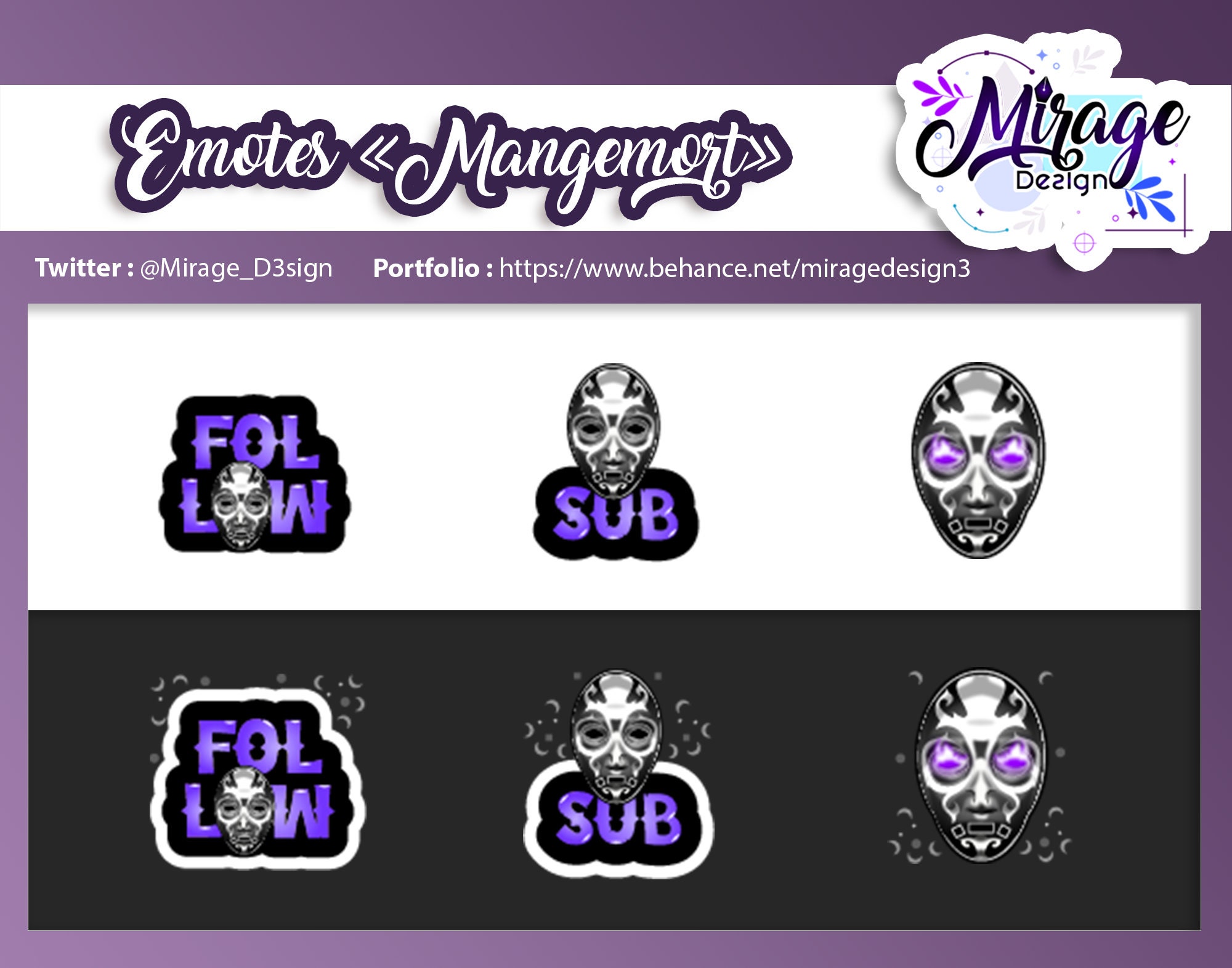 Twitch Emotes & Badges on Behance