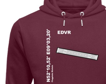 SYP * Airfield EDVR - Bio Unisex Organic Hoodie (Customizable)