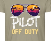 SYP * pilot off duty  - Bio Herren Premium Organic Shirt