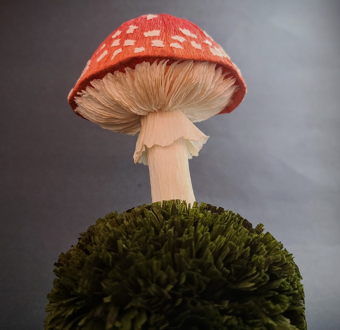 Amanita Muscaria Crepe Paper Mushroom Crepe Paper Etsy