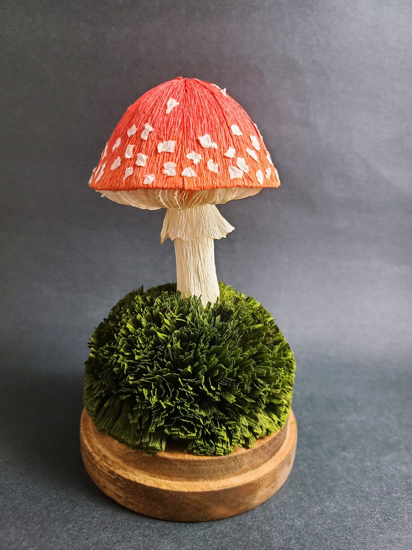 Amanita Muscaria Crepe Paper Mushroom Crepe Paper Etsy
