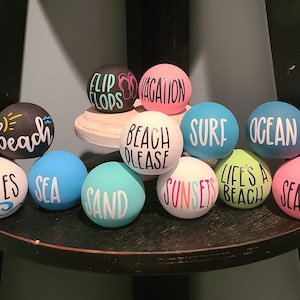 Summer decor, summer mini decor, beach decor, mini decor, tiered tray decor, beach
