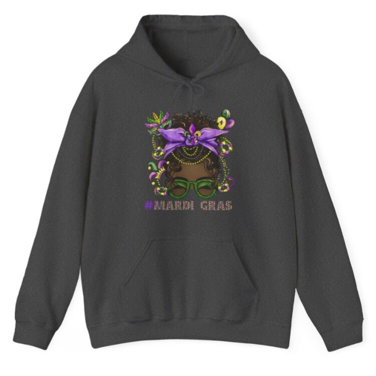 mardi gras hoodie dress