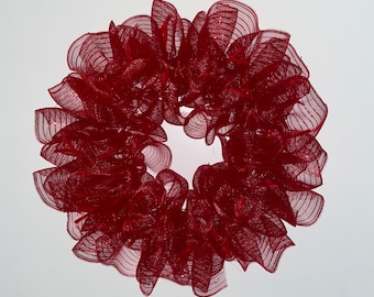 Ruffle Wreath; Front Door Wreath; Year Round Wreath; Wreath Base; Premade Wreath Base; Wreath Kit; Wreath Starter; Make Your Own Wreath Kit