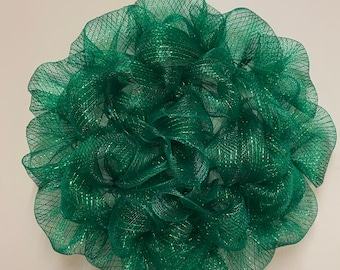 Deco Mesh Wreath, Front Door Wreath, Poof Wreath; Wreath Base; Premade Wreath Base; Wreath Kit; Wreath Starter; Make Your Own Wreath Kit