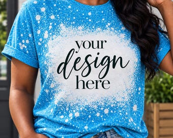 Personalized Bleached Shirt for Woman Gift Custom Bleached Tshirt for Women Men Children Tee for Teachers Nurses Graduates Personalized Gift