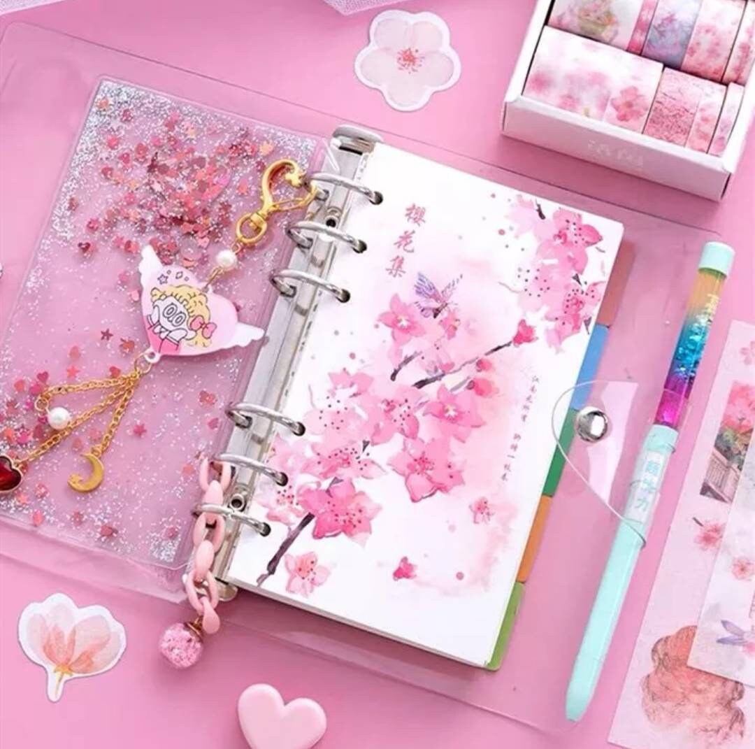 Belle Fraise Créative et Sakura Kawaii Ensemble de Journal