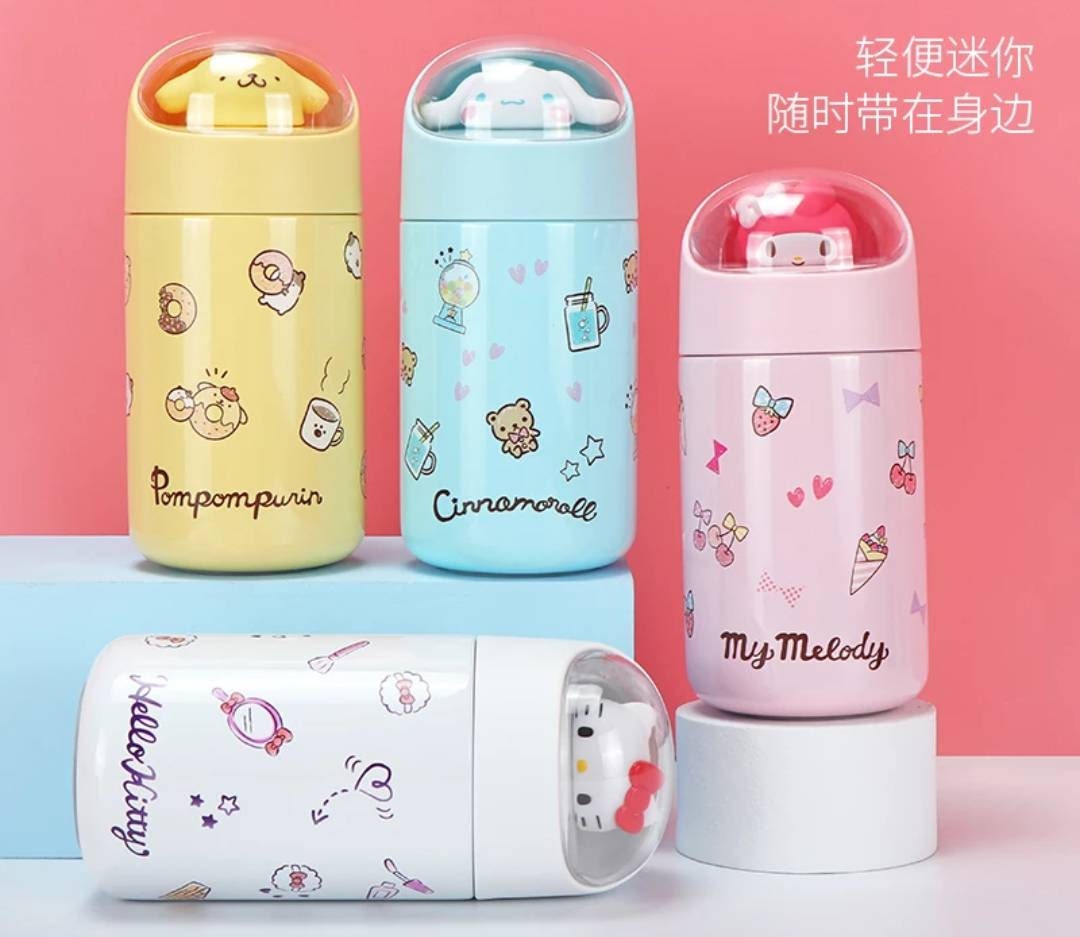 Super Kawaii Mini Flacons Thermiques Choisissez Votre Personnage Préféré à Emporter avec Vous Au Tra