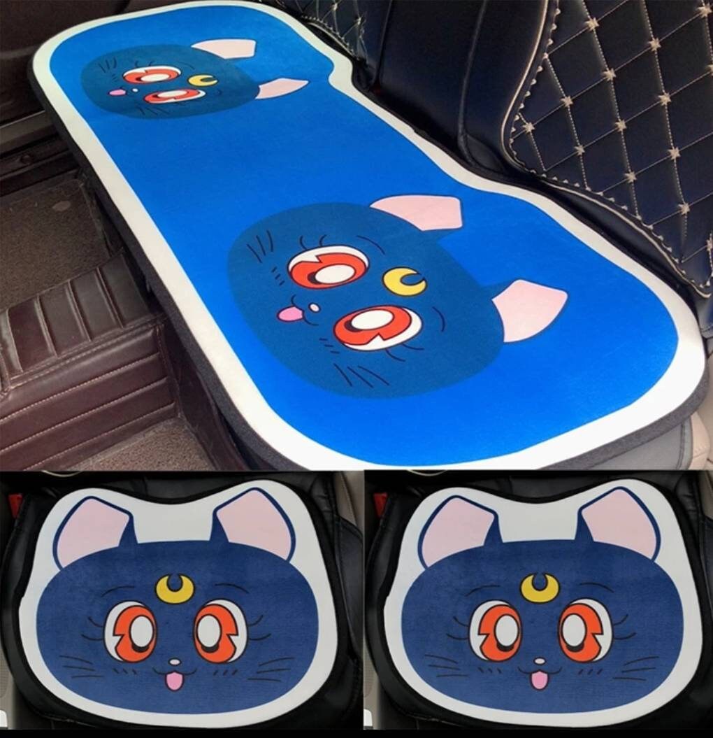 Housses de Siège d'auto Sailor Moon -Luna - Bleu. Super Doux