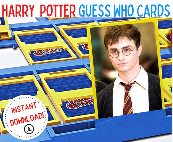 Harry Potter Guess Who Printable Guess Who Harry Potter | Etsy