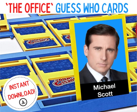 The Office Guess Who Printable Guess Who The Office Guess | Etsy