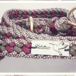 Dog leash made of paracord by Kolibriii_handmade
