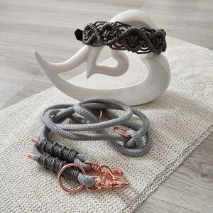 Set di collari per cani in paracord e corda PPM