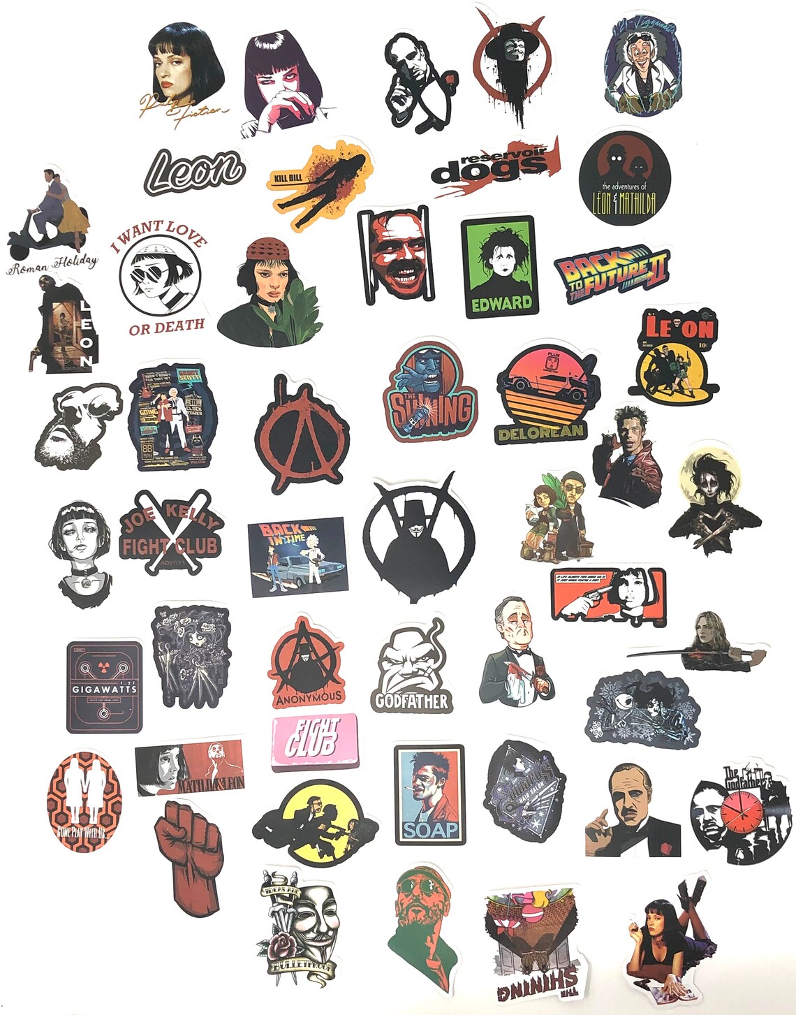Lot de 50 Stickers films / cinéma Etsy