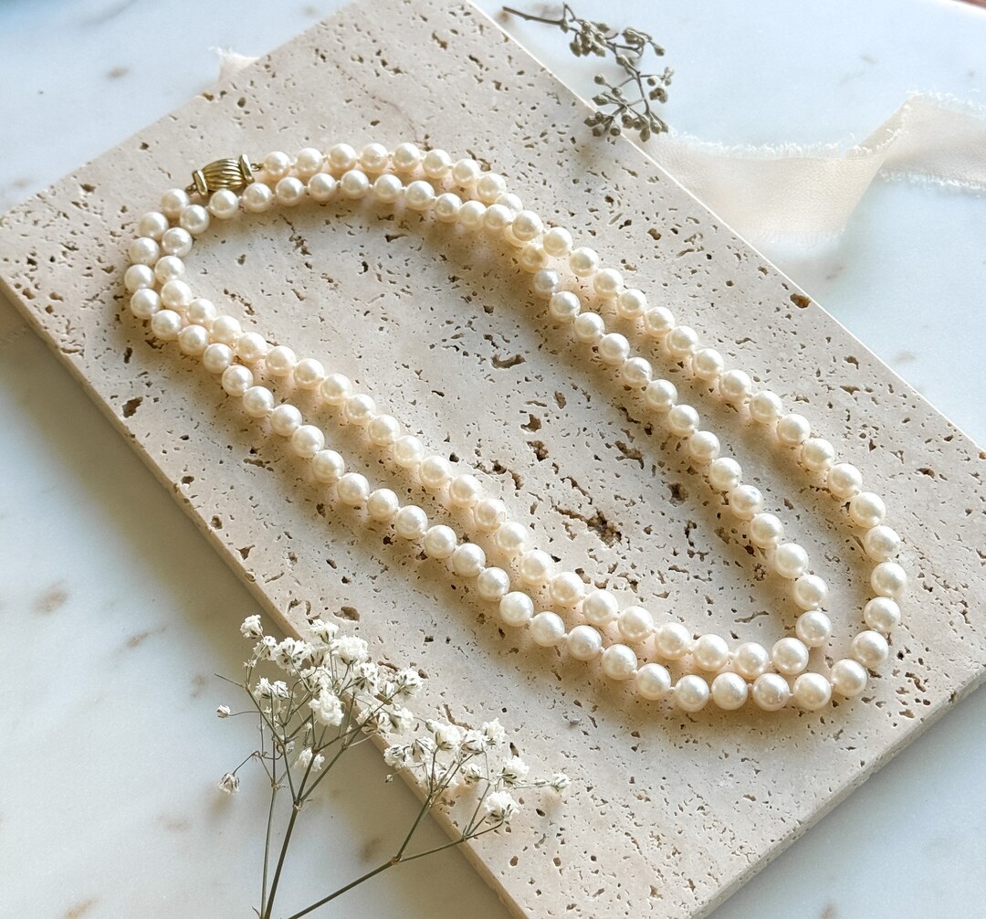 Long Pearl Y Necklace, Freshwater Pearl Necklace Gold