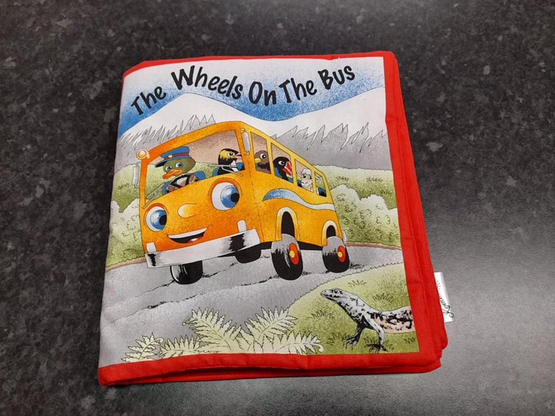 Soft Story Book Farm Animals Wheels on the Bus Soft Book Etsy UK