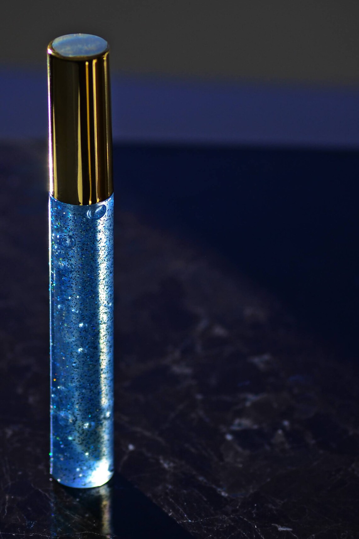 Clear blue lip gloss set/collection Etsy