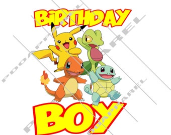 Download Pokemon Birthday Svg Etsy
